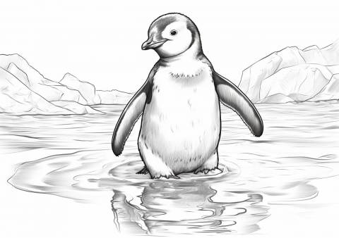 Pingouin Coloriages gratuits à imprimer