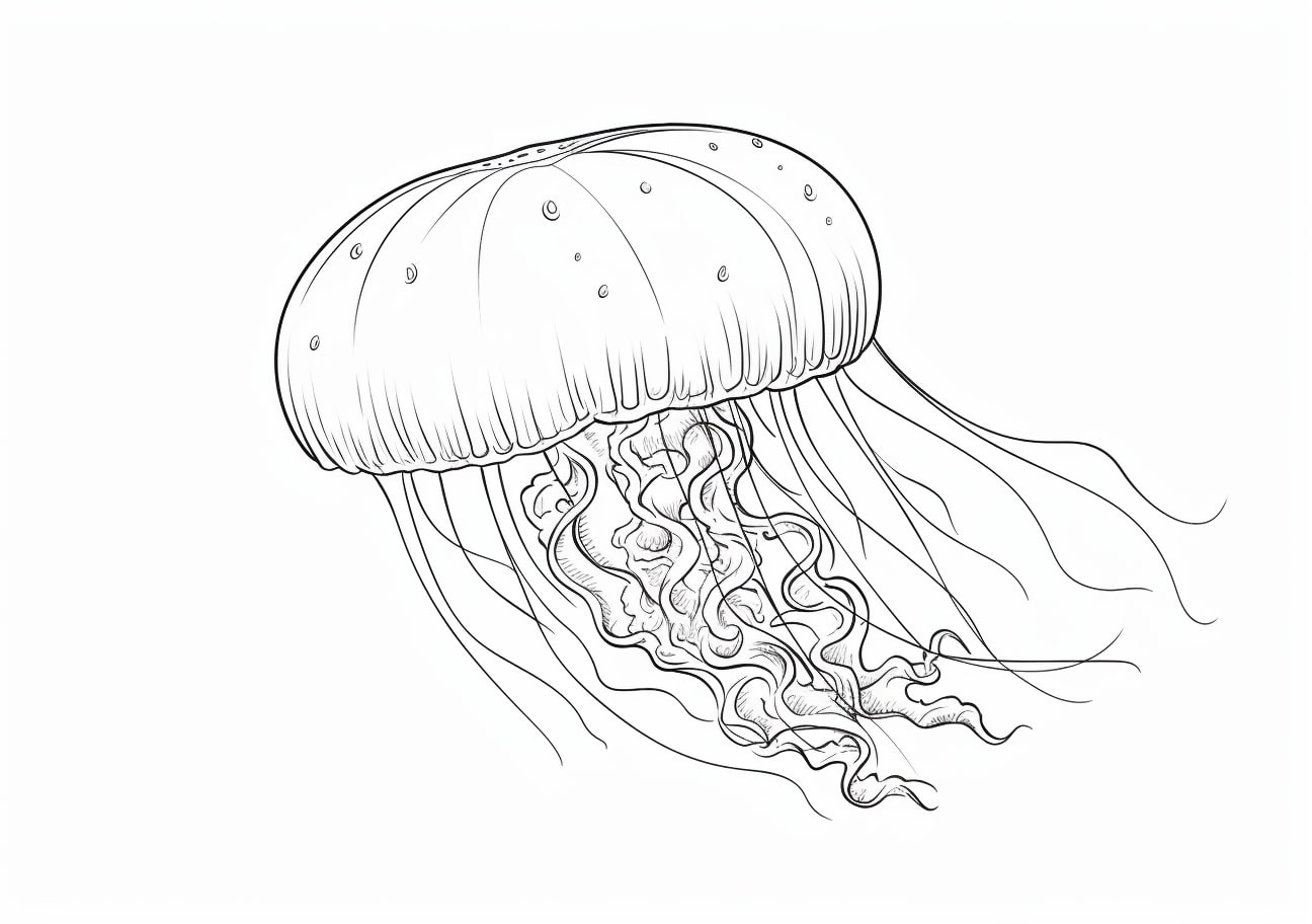 Jellyfish Coloring Pages, Jellyfish