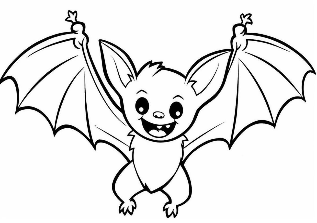 Bat Coloring Pages, Bat