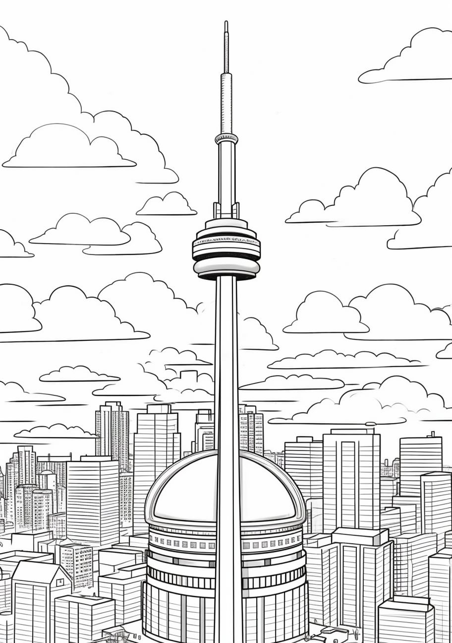 Observatory Coloring Pages, Sky view observatory