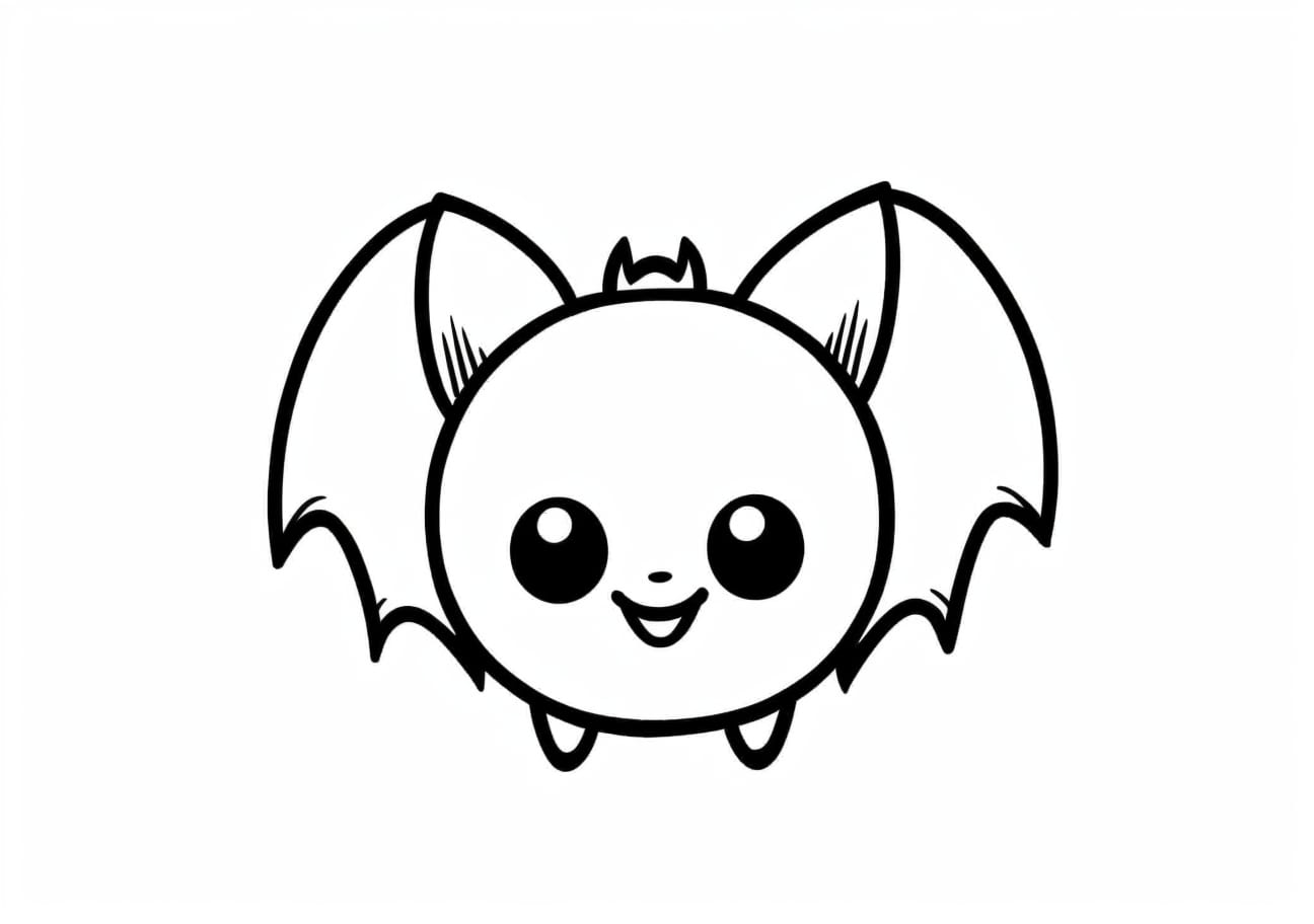 Bat Coloring Pages, Bat emoji