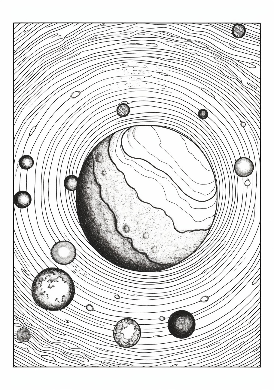 Planets Coloring Pages, Uranus in solar system