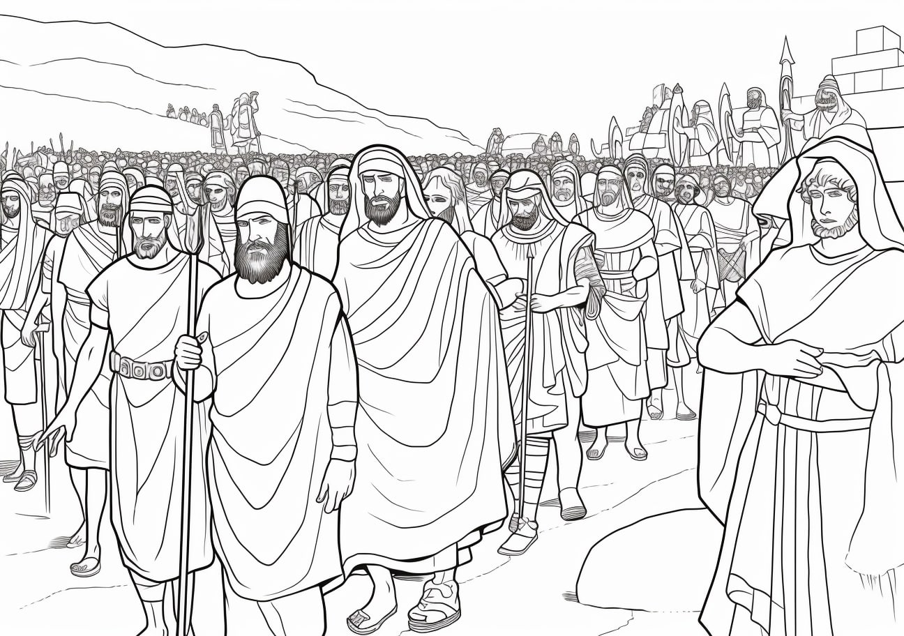 Exodus Coloring Pages, Exudos