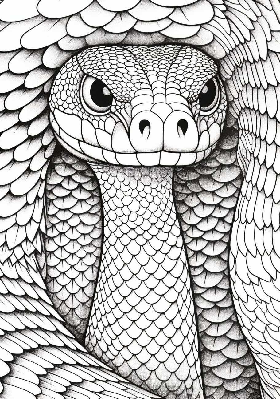 Snake Coloring Pages, Snake background