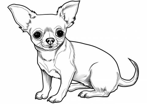 Cute dog — Coloring Pages: Free & Printable