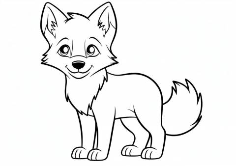 Wolf — Coloring Pages: Free & Printable