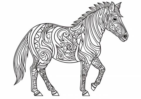 Zebra — Coloring Pages: Free & Printable