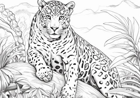 Leopards — Coloring Pages: Free & Printable