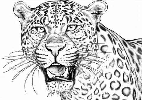 Leopards — Coloring Pages: Free & Printable
