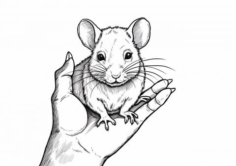 Mice — Coloring Pages: Free &amp; Printable