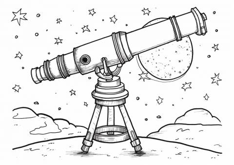 Space — Coloring Pages: Free & Printable