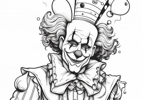 Clown — Coloring Pages: Free & Printable