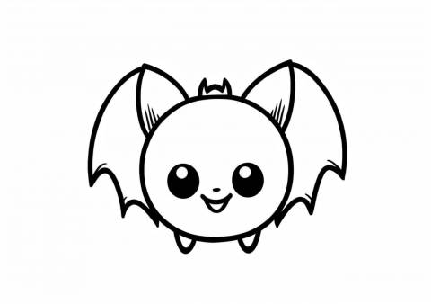 Bat — Coloring Pages: Free & Printable