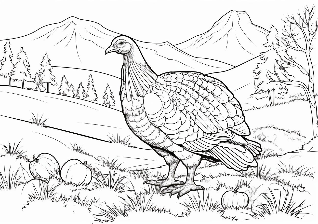 Turkey Coloring Pages, トルコ